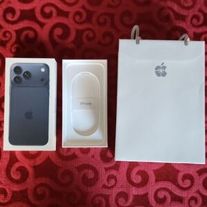 Apple iPhone 17 Pro Max with White Box and Bag NO PHONE